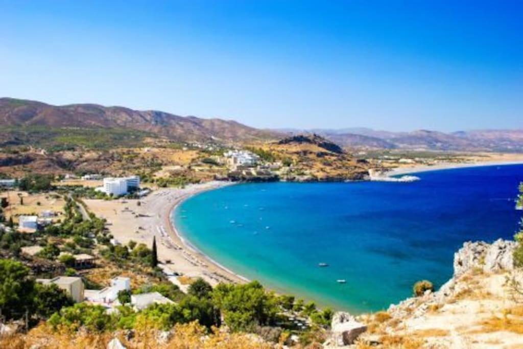 Aleyna House Lindos Area Villa Eksteriør bilde